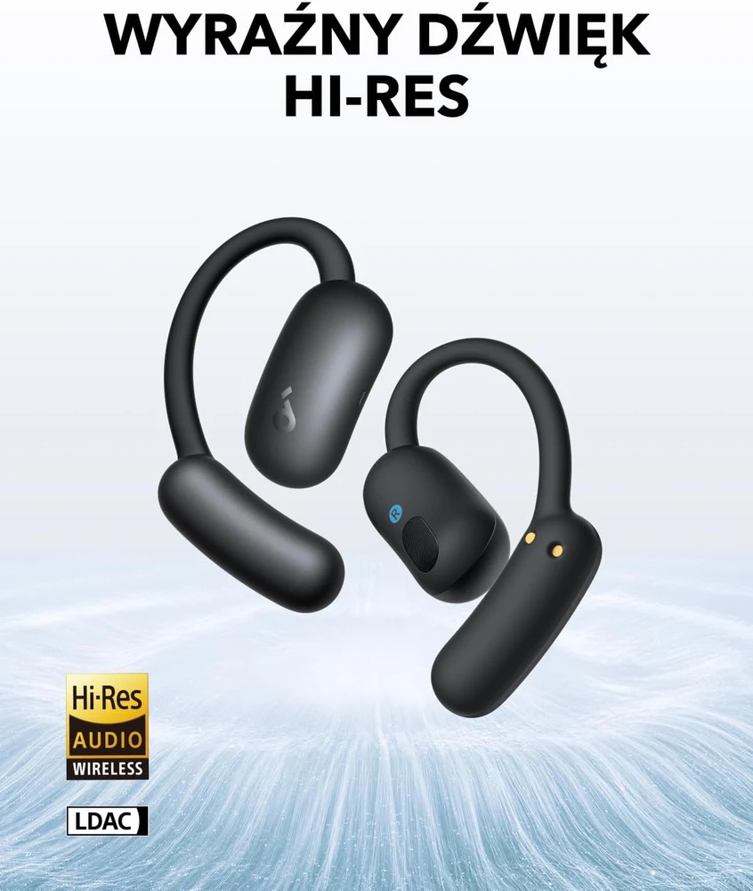 soundcore atviros belaidės ausinės AeroFit 2 Bluetooth 5.4 Hi-Res A3874