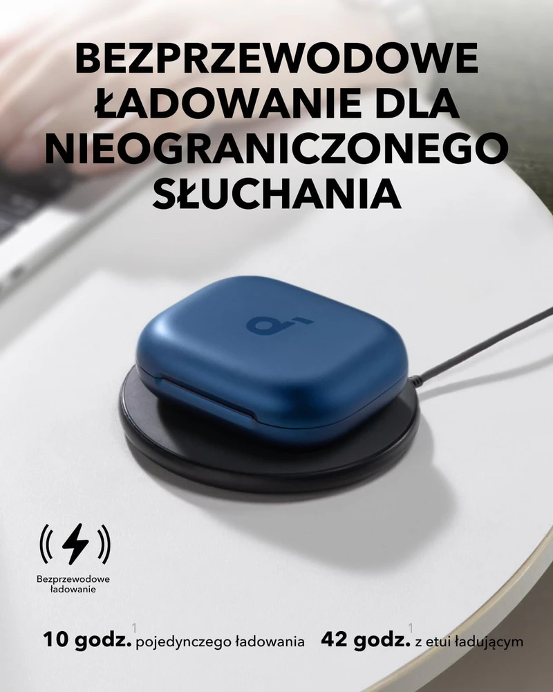 soundcore atviros belaidės ausinės AeroFit 2 Bluetooth 5.4 Hi-Res LDAC, 42 val., A3874