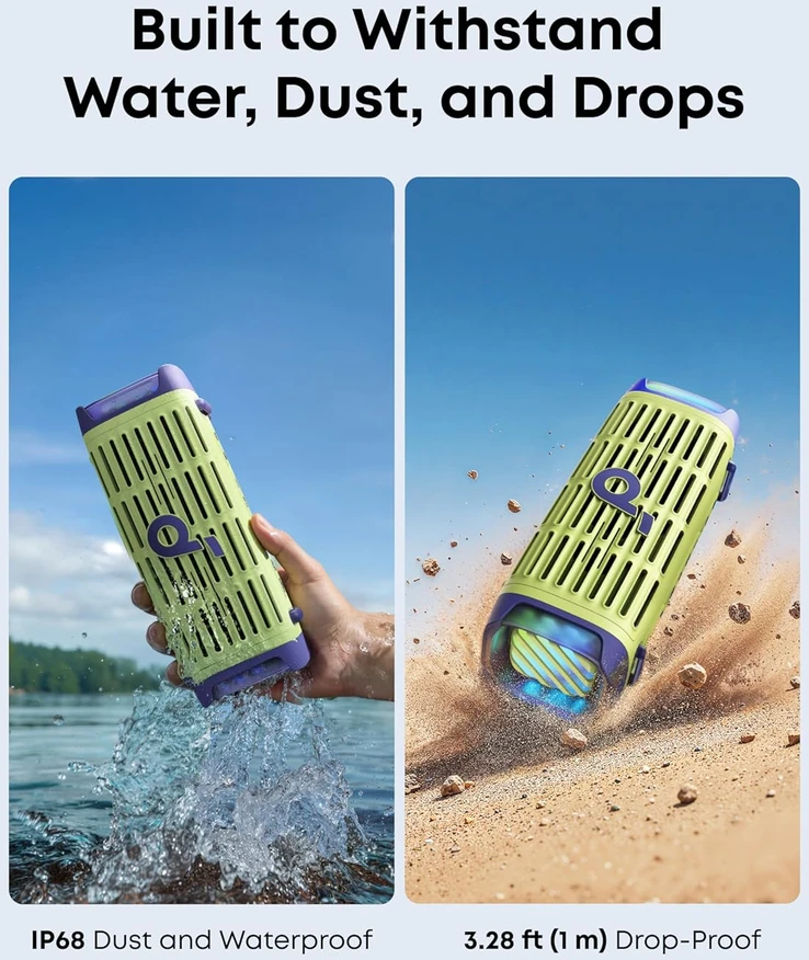 Anker Soundcore Speaker | Boom 3i | 50 W | Atsparus vandeniui | Bluetooth | Belaidė jungtis | Portable | Žalias