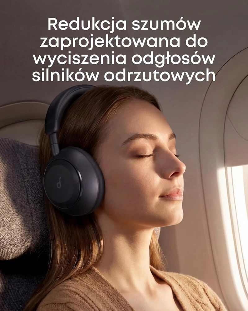 soundcore belaidės apgaubiančios ausinės su ANC, LDAC ir 50 val. veikimu D1402