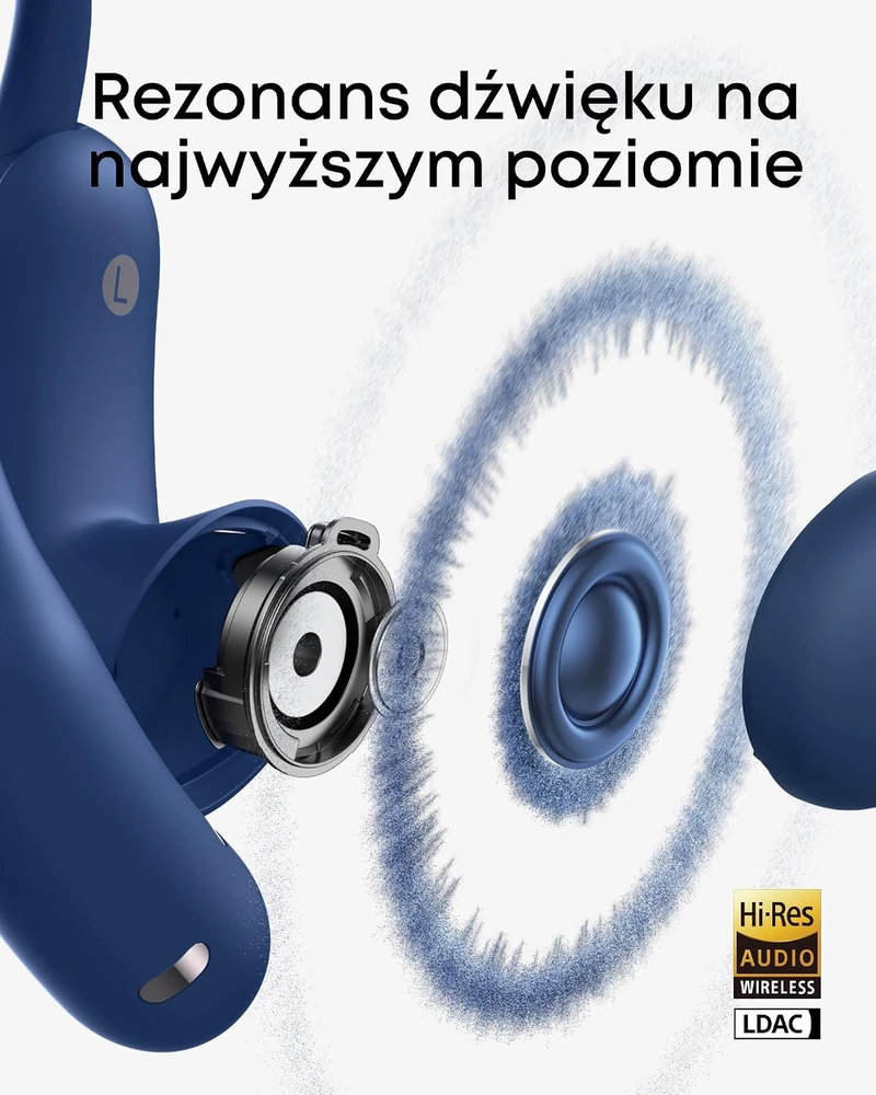 soundcore belaidės atviro tipo ausinės AeroFit 2 Pro su ANC ir Bluetooth 6.1 A3875