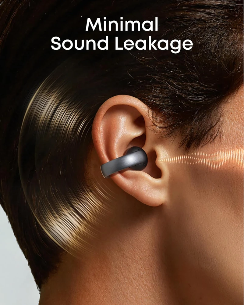 soundcore belaidės atviros ausų ausinės su 4 mikrofonais, Bluetooth 5.0, ANC, 12 mm garsiakalbis, A3388