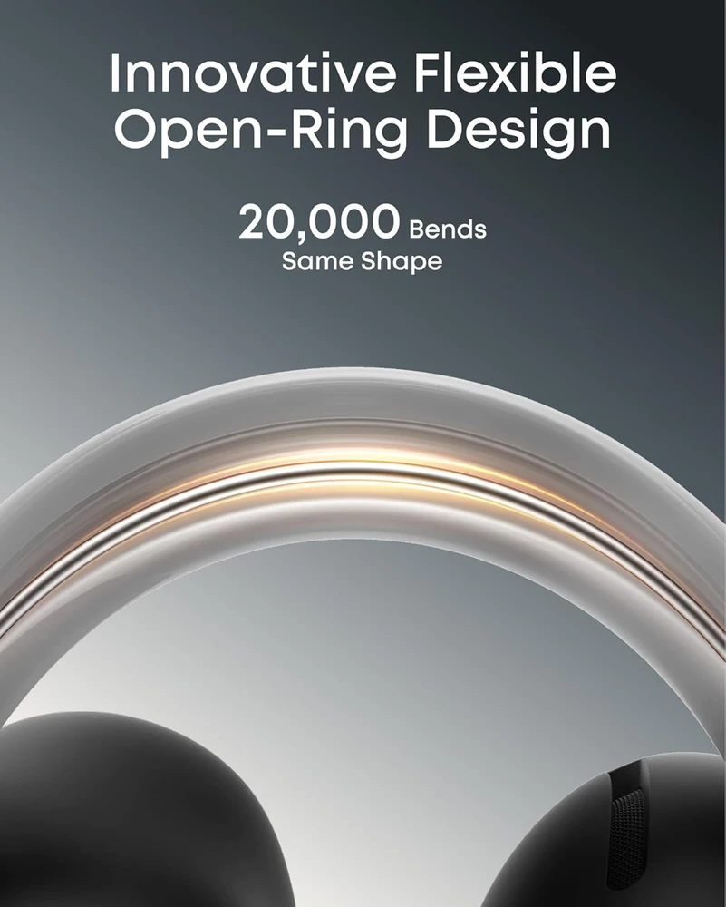 soundcore belaidės atviros ausų ausinės su 4 mikrofonais, Bluetooth 5.0, ANC, 12 mm garsiakalbis, A3388