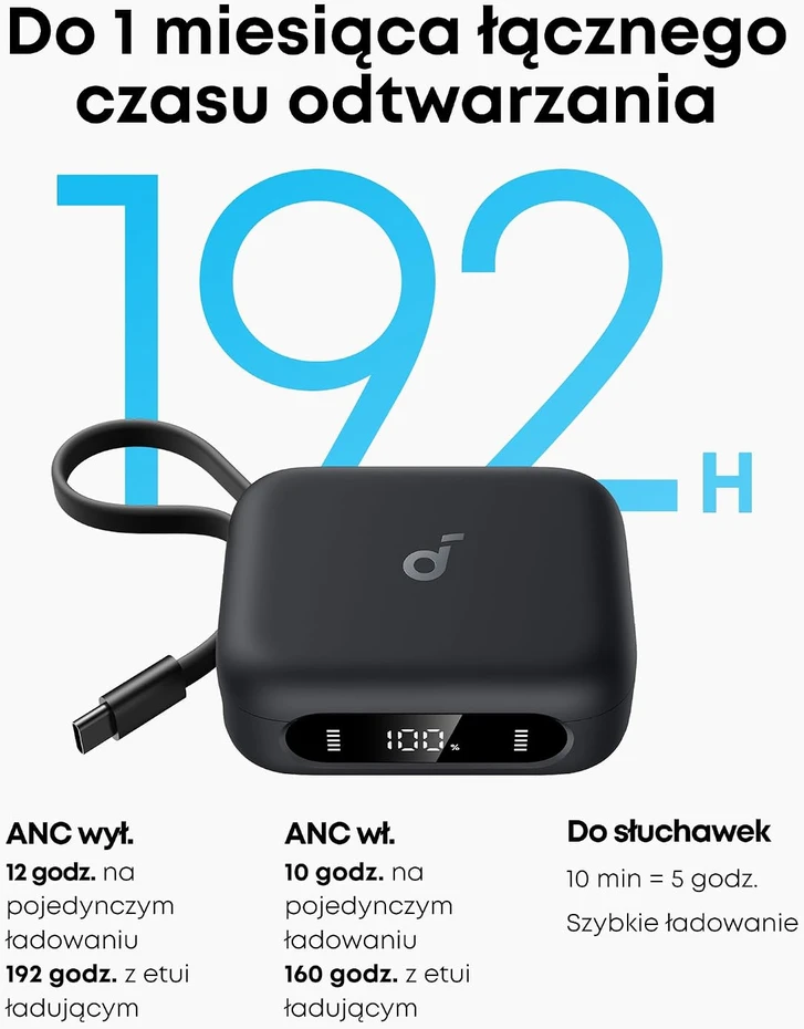soundcore belaidės į ausis įdedamos ausinės su adaptyviu triukšmo slopinimu P41i