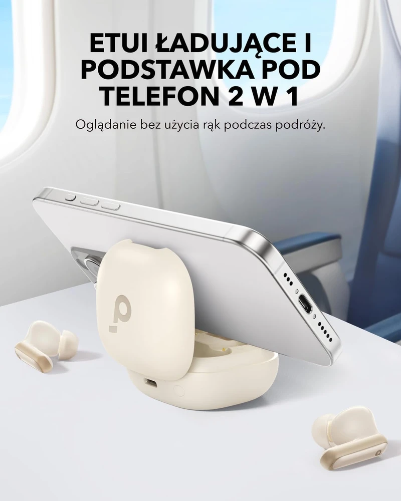 soundcore belaidės į ausis įdedamos ausinės Bluetooth 5.3 su ANC ir 60 val. baterija P40i