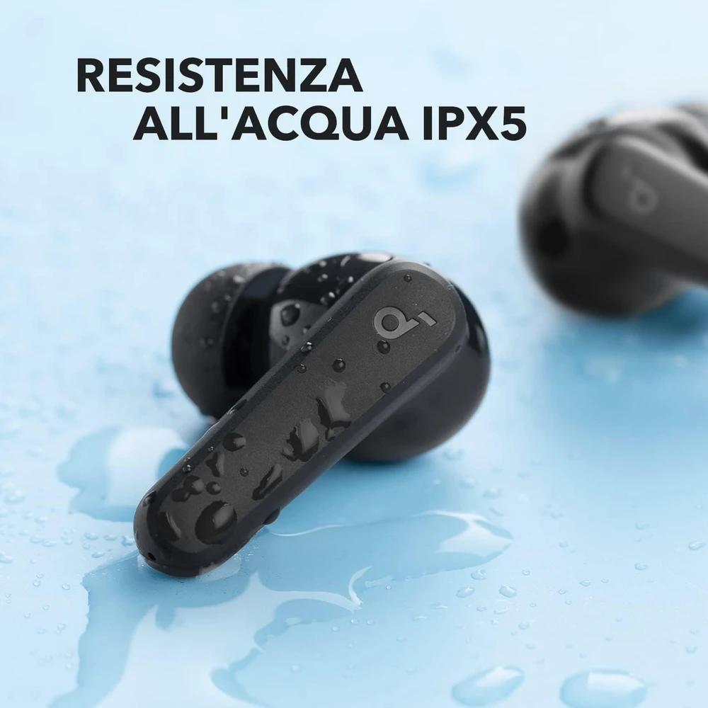Soundcore belaidės į ausis įdedamos Bluetooth ausinės 10 mm, IPX5, 30 val. A3949