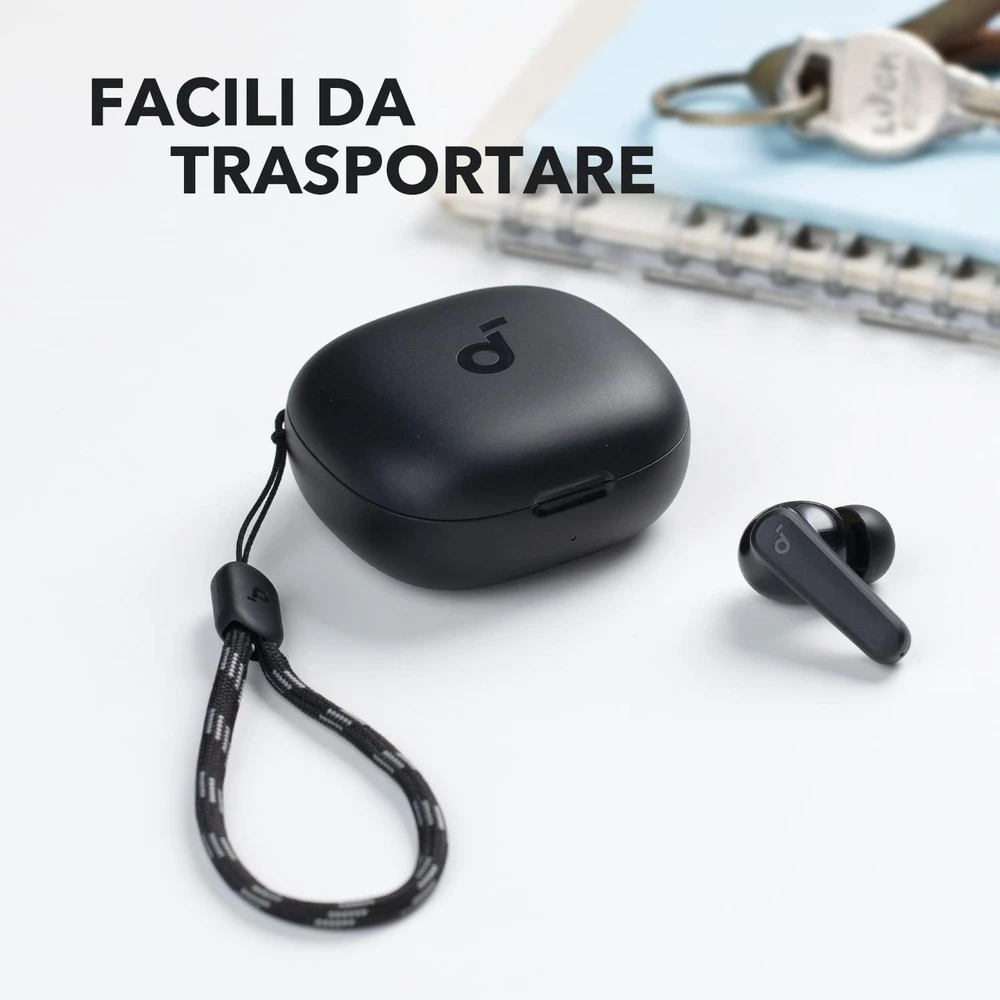 Soundcore belaidės į ausis įdedamos Bluetooth ausinės 10 mm, IPX5, 30 val. A3949