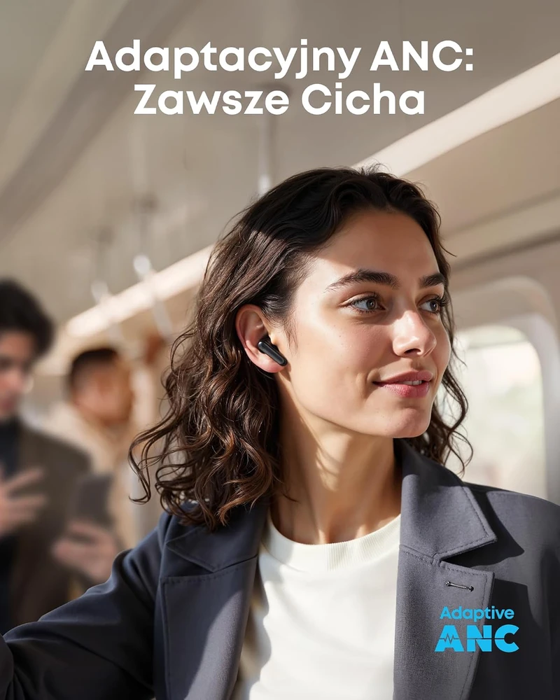 soundcore belaidės į ausis įstatomos ausinės Bluetooth 5.3 su ANC, 192 val., A3937