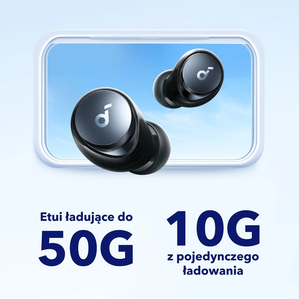 Ausinės Anker Soundcore Space A40, Juodos
