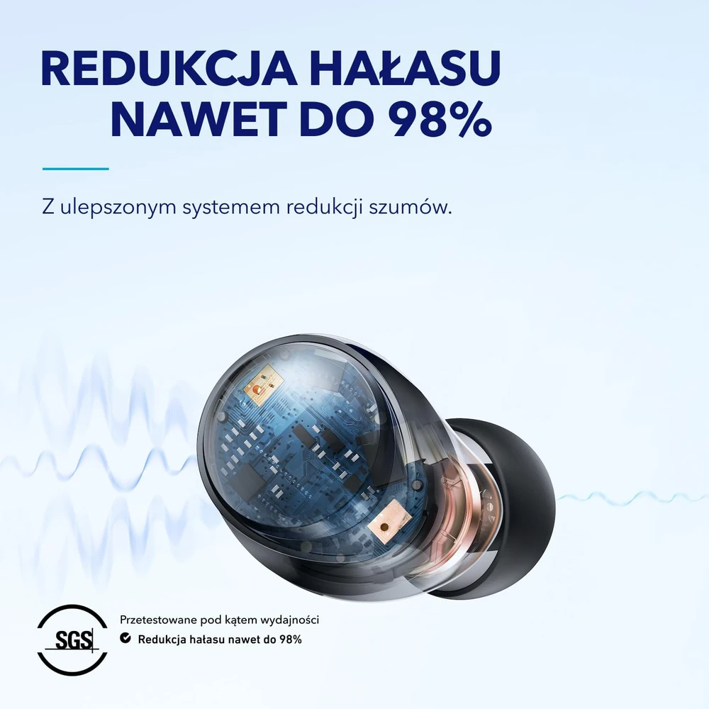 Ausinės Anker Soundcore Space A40, Juodos