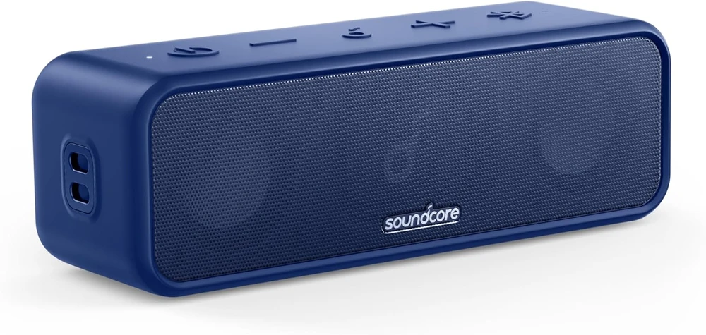 Soundcore Bluetooth kolonėlė 16 W, 24 val. grojimo, IPX7, Bluetooth 5.0, mėlyna, A3117