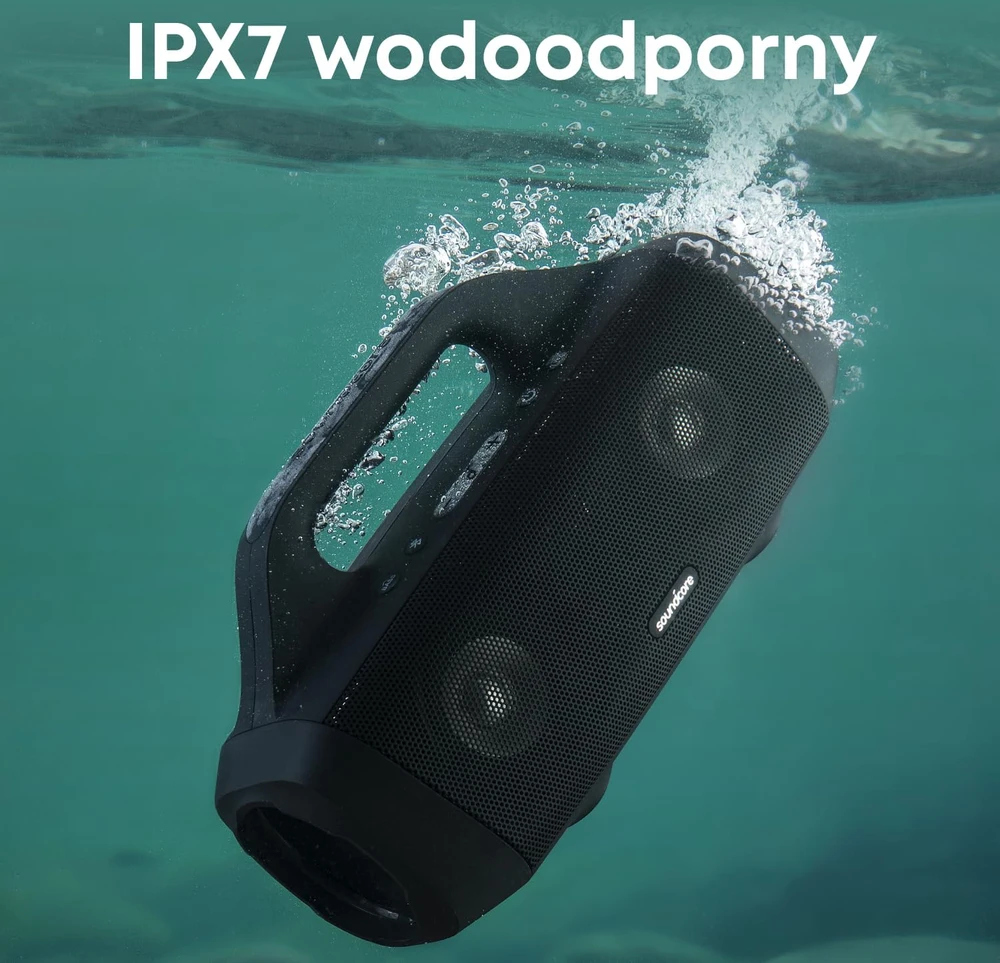 soundcore Bluetooth nešiojamasis garsiakalbis Motion Boom 30 W, IPX7, iki 24 h, A3118