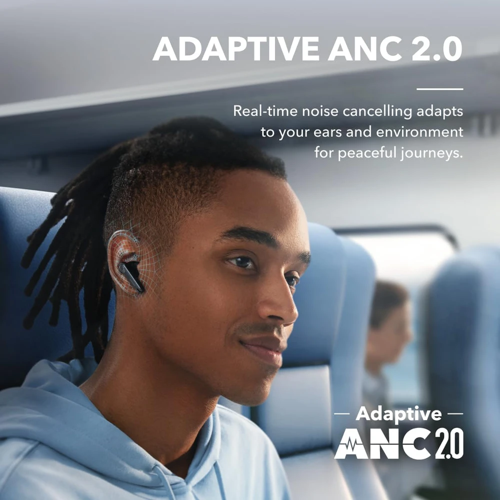 Belaidės ausinės Anker Soundcore Liberty 4 NC, Juodos