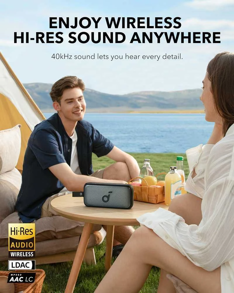 soundcore Motion 300 nešiojamas Bluetooth garsiakalbis 30 W, IPX7, juodas
