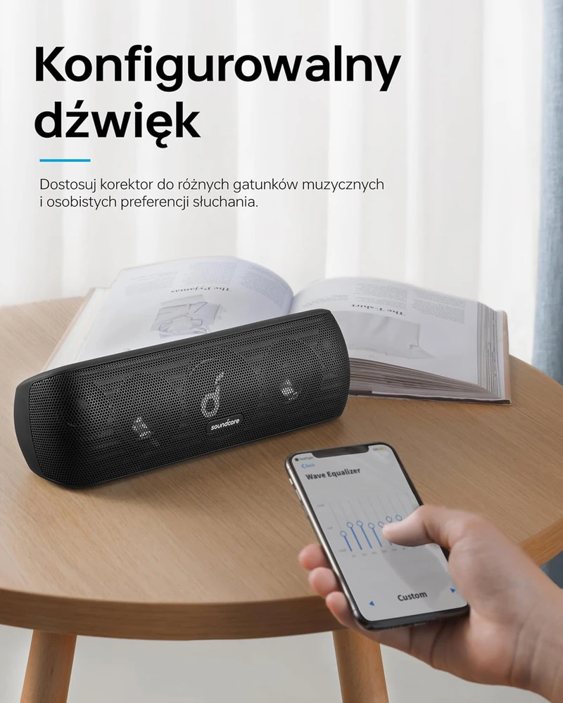 soundcore nešiojama Bluetooth kolonėlė Motion+ 30 W Hi-Res, 12 val., A3116
