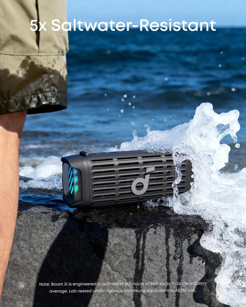 Soundcore nešiojamas Bluetooth garsiakalbis Boom 3i 50 W, juodas