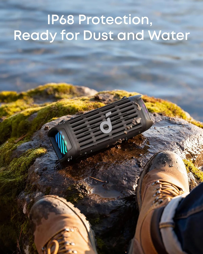 Soundcore nešiojamas Bluetooth garsiakalbis Boom 3i 50 W, juodas