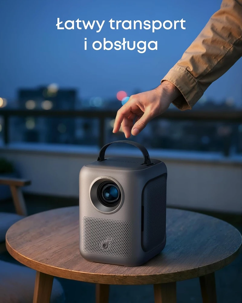 Anker soundcore nešiojamasis išmanusis projektorius Full HD 1080p, 380 ANSI lm, Wi-Fi, Bluetooth, D2200