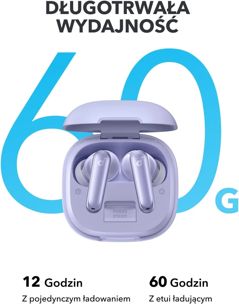 Anker Soundcore P40i ausinės, Violetinės spalvos