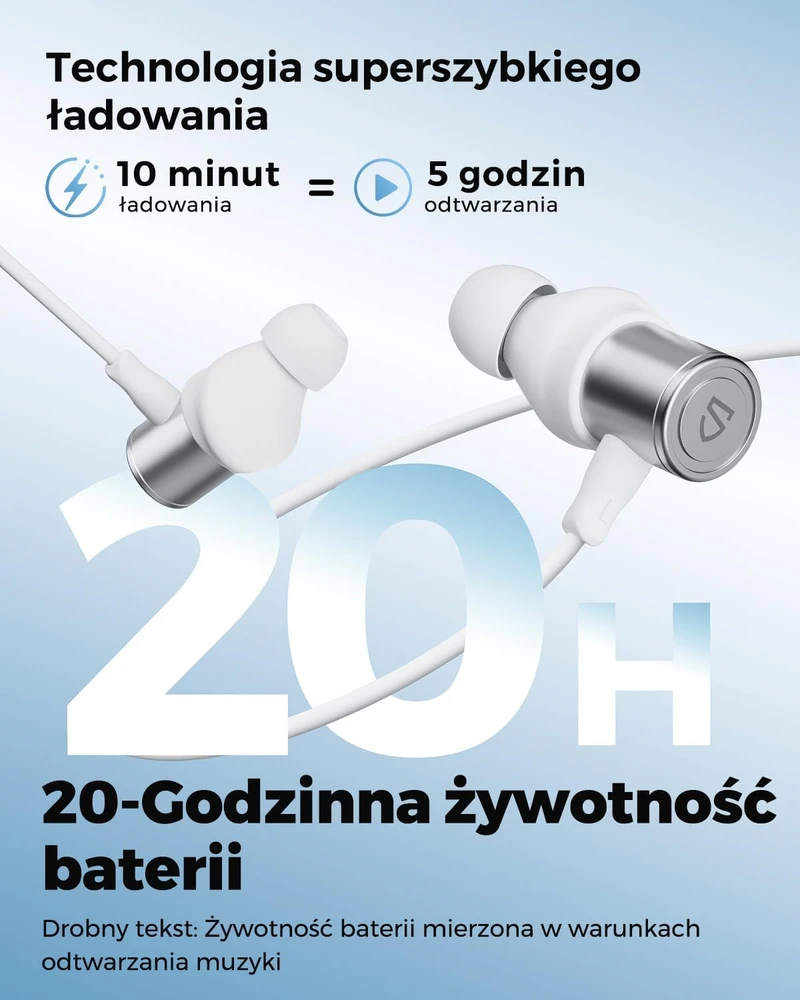 SoundPEATS belaidės į ausis įdedamos ausinės su kaklo juosta Bluetooth LDAC IP67 Q40 HD
