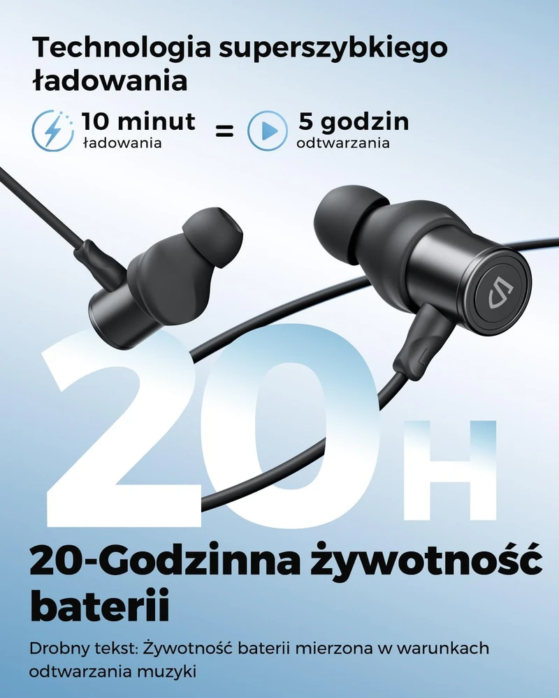 SoundPEATS belaidės į ausis įdedamos ausinės su kaklo lankeliu Bluetooth 5.0 LDAC Q40 HD