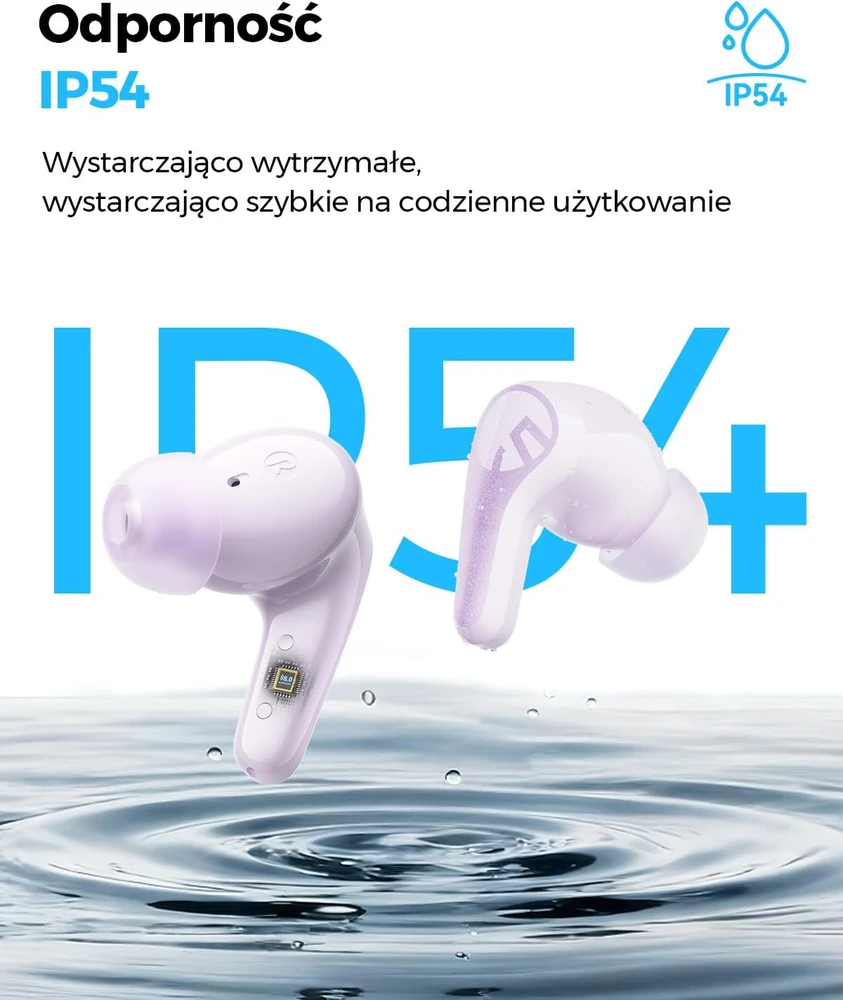 SoundPEATS Bluetooth ausinės su ANC 52 dB, Hi-Res Audio, LDAC, 12 mm garsiakalbiais, C30 modelis