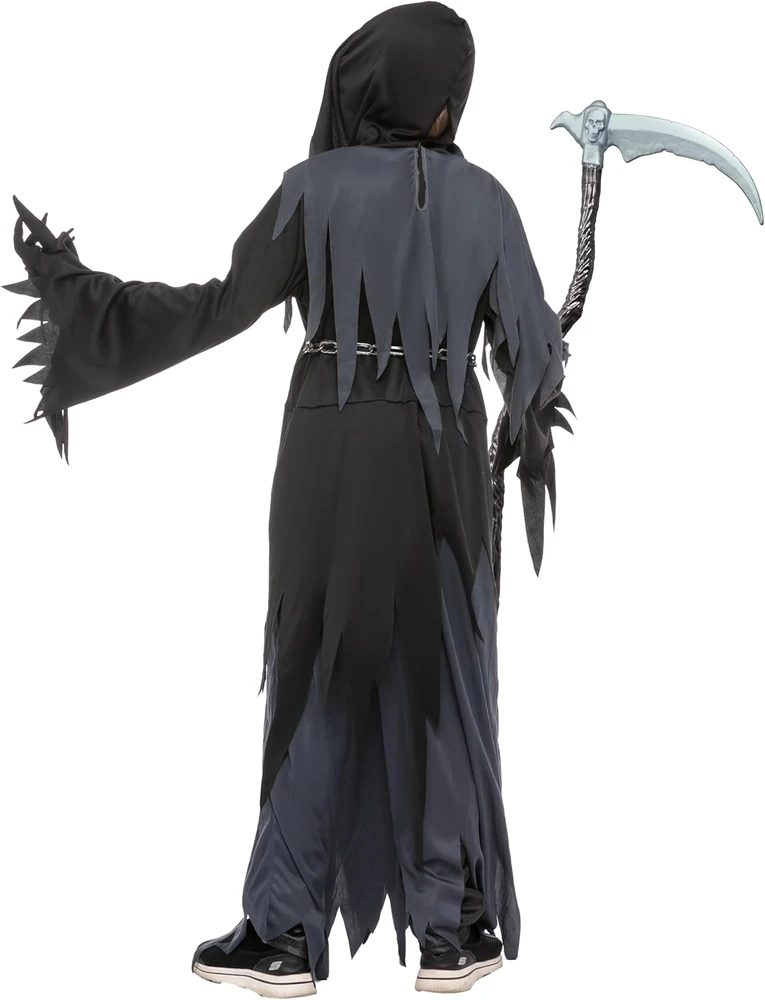 Spooktacular Creations berniukų giltinės kostiumas Helovinui, juodas, 12–14 metų, 840165885100