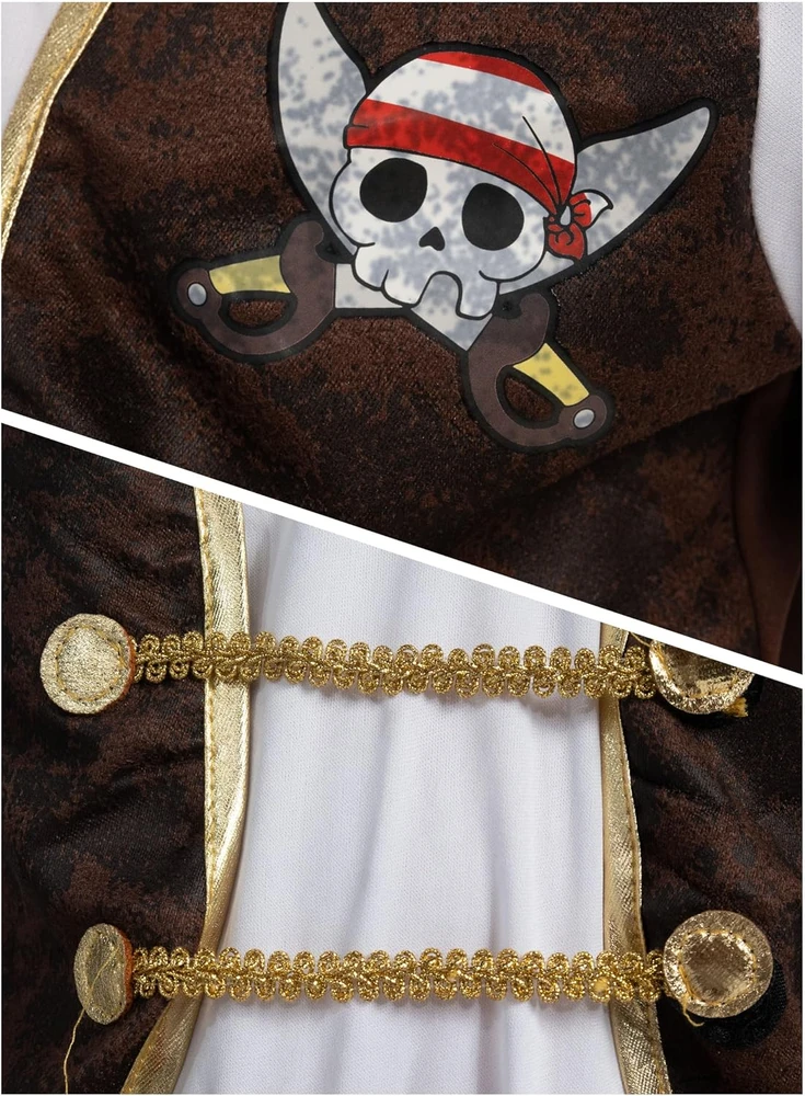 Spooktacular Creations berniukų pirato kostiumas su priedais, M 8–10 m., 22695-M
