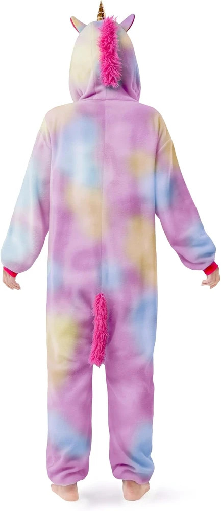 Spooktacular Creations suaugusiųjų vienaragio pliušinė pižama su gobtuvu XL IF-S81T-VHIT