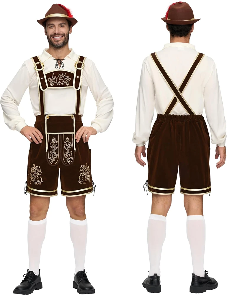 Spooktacular Creations vyriškas bavariškas Oktoberfest kostiumas, XL, 840332657271