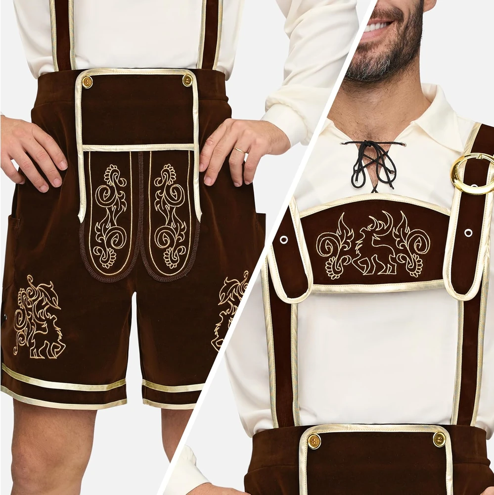 Spooktacular Creations vyriškas bavariškas Oktoberfest kostiumas, XL, 840332657271