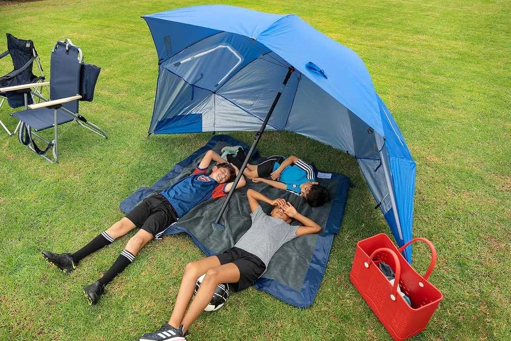 Paplūdimio skėtis SPORT-BRELLA Premiere Mėlyna, 01619