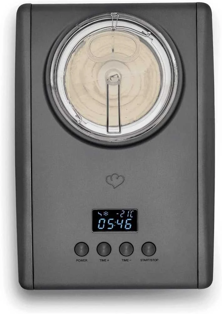 Springlane Kitchen ledų gaminimo aparatas su kompresoriumi, 1,5 l talpa, nerūdijančio plieno, 150 W, Emma