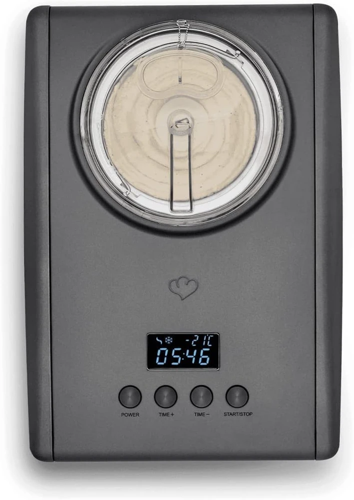 Springlane Kitchen ledų gaminimo aparatas su kompresoriumi, 1,5 l talpa, nerūdijančio plieno, 150 W, Emma