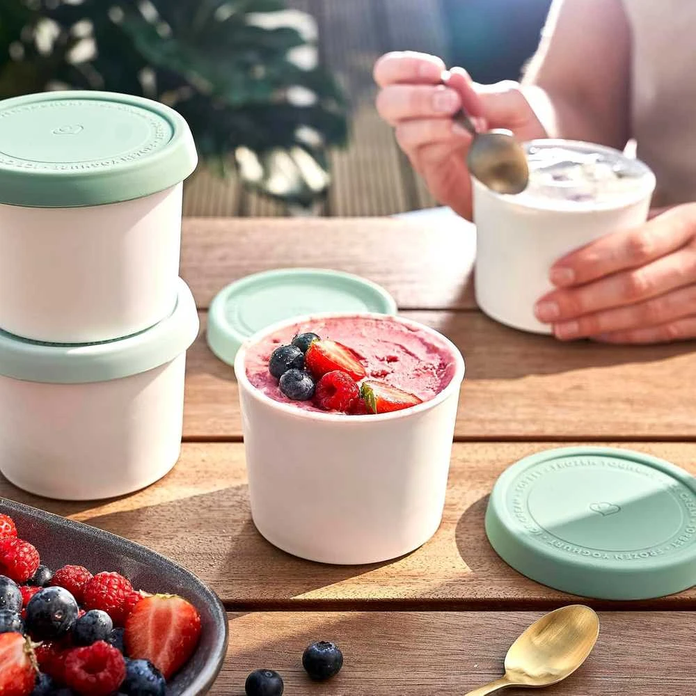 Springlane Kitchen ledų gaminimo aparatas su kompresoriumi, 1,5 l talpa, nerūdijančio plieno, 150 W, Emma