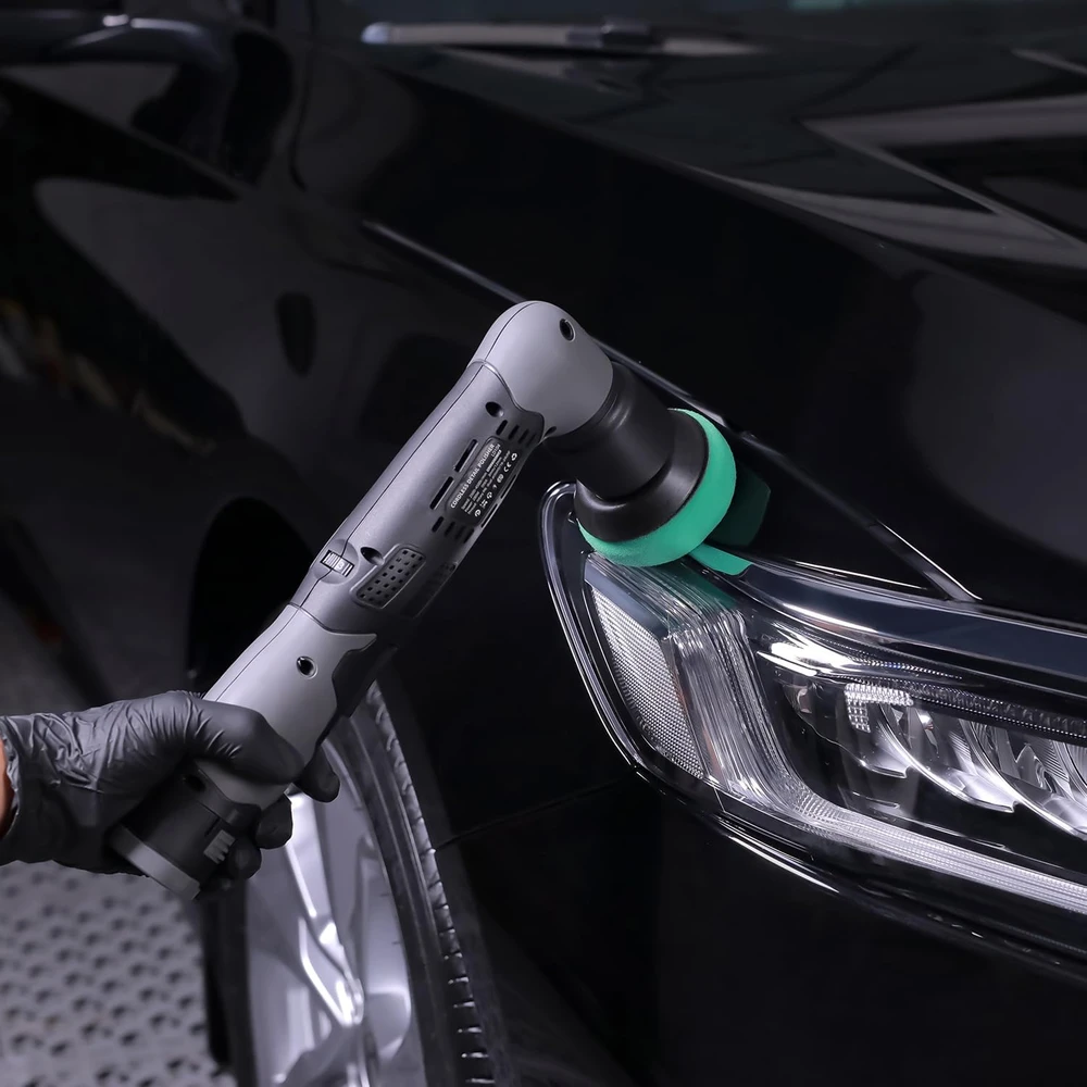 SPTA akumuliatorinė mini poliravimo mašinėlė automobiliui, 12 V, su baterijomis, LD104SET2EU