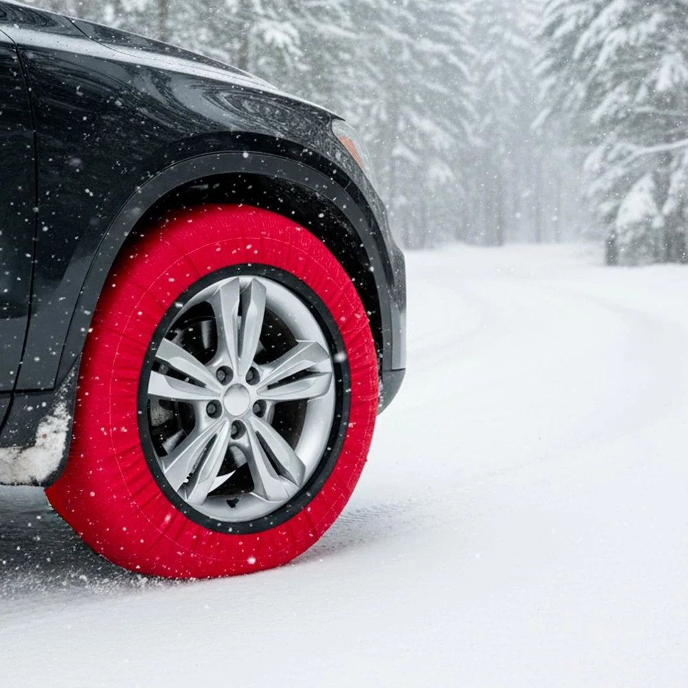 SQUADO sniego kojinės automobilių padangoms, L dydis, nailoninės, modelis 1