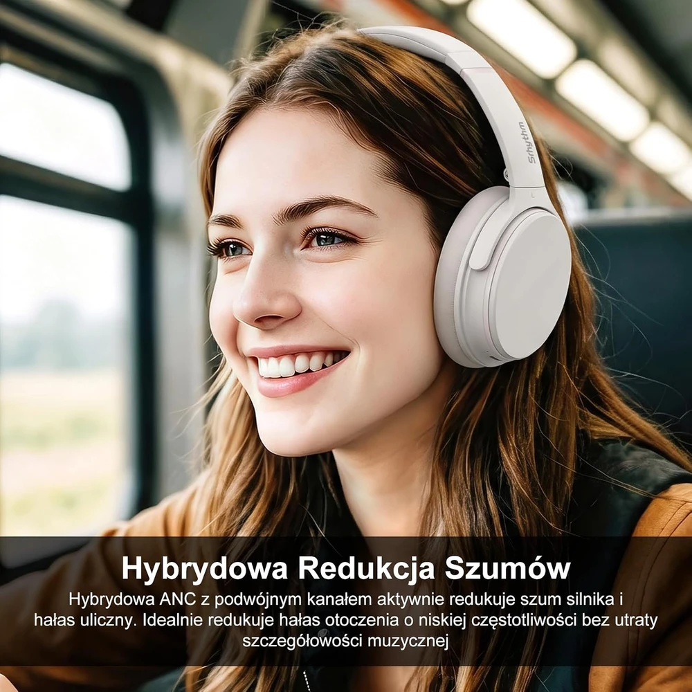 Srhythm belaidės ausis apgaubiančios ausinės su Bluetooth 5.3 ir aktyviu triukšmo slopinimu, NC25