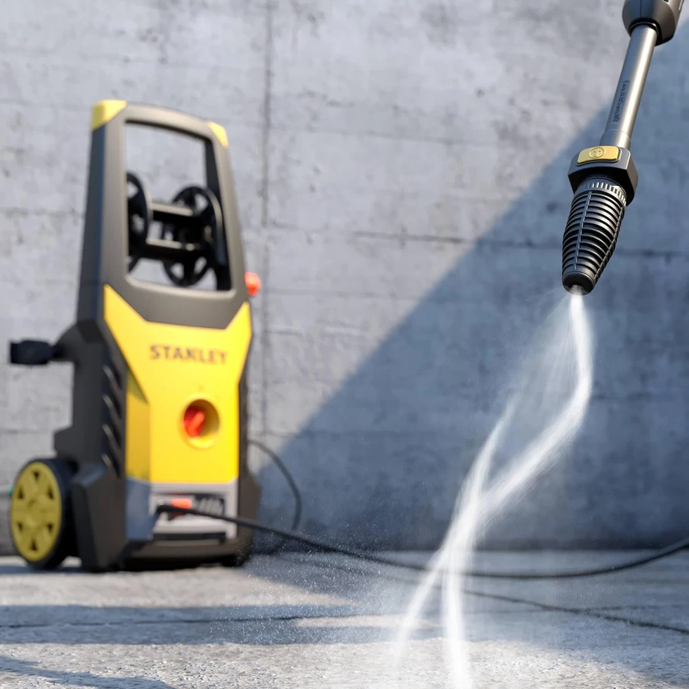 Stanley aukšto slėgio plovimo įrenginys 150 barų 440 l/h 1900 W SXPW19B