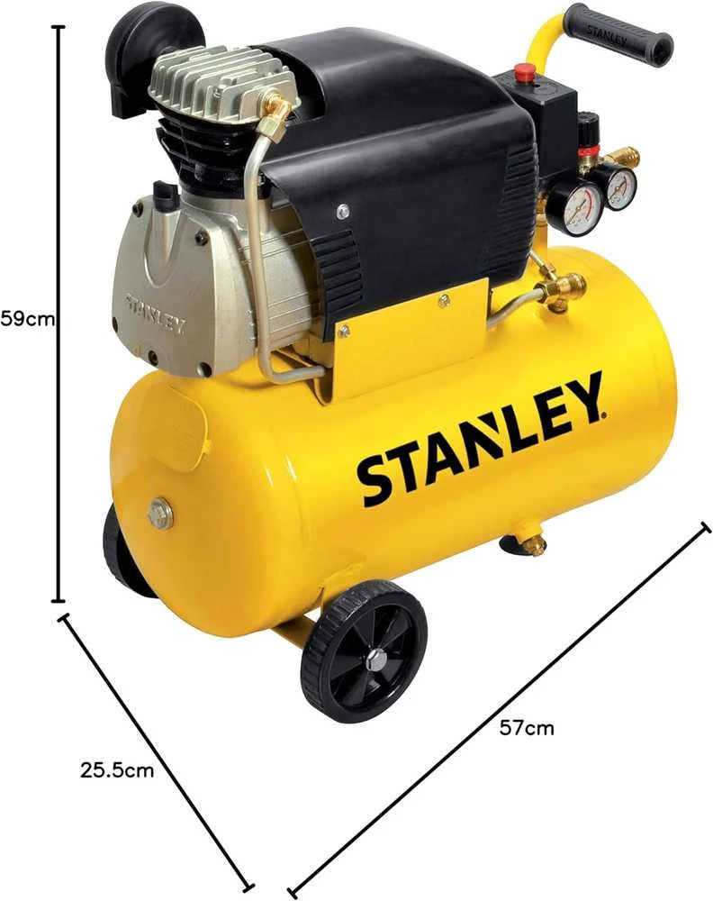 Stanley oro kompresorius 24 l 2 AG 8 bar metalinis FCCC404STN005