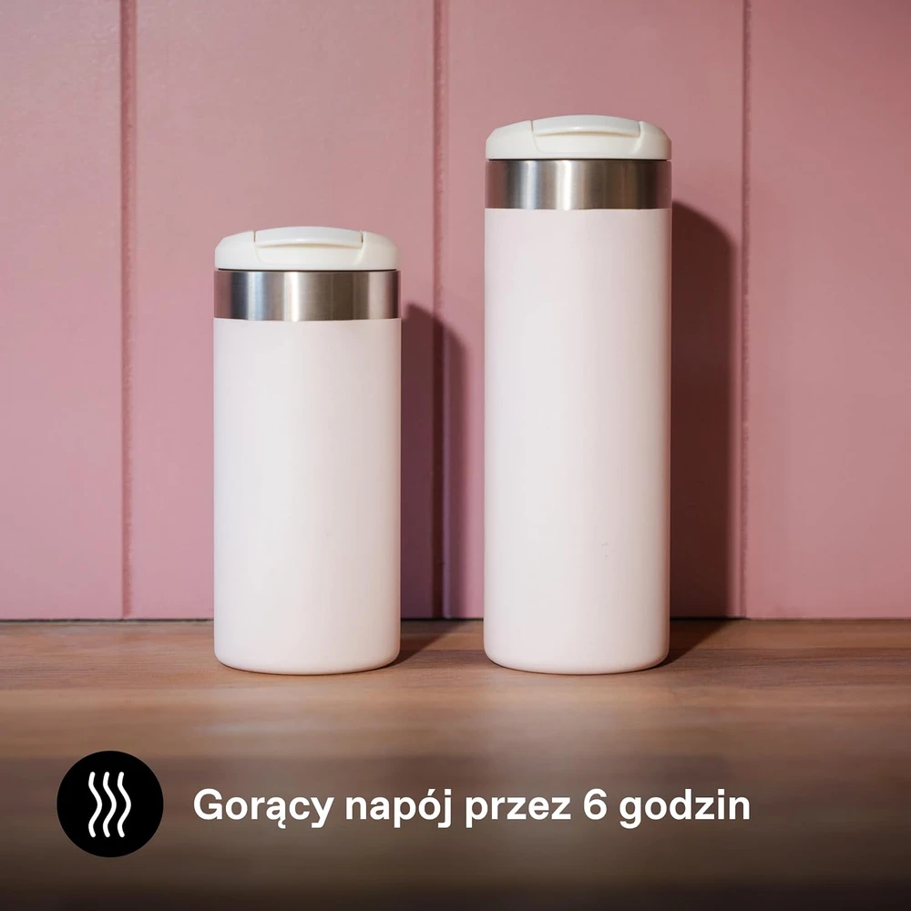 Termopuodelis Stanley Aerolight Transit, 0,47 l, Rožino kvarco spalvos