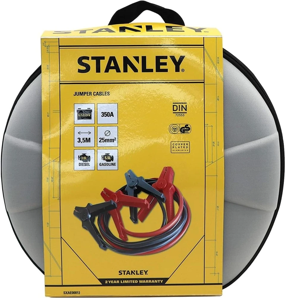 Užvedimo laidai Stanley; 3 m