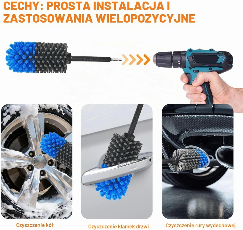 Starward ratlankių valymo šepetys akumuliatoriniam suktuvui, 28 cm, LS01