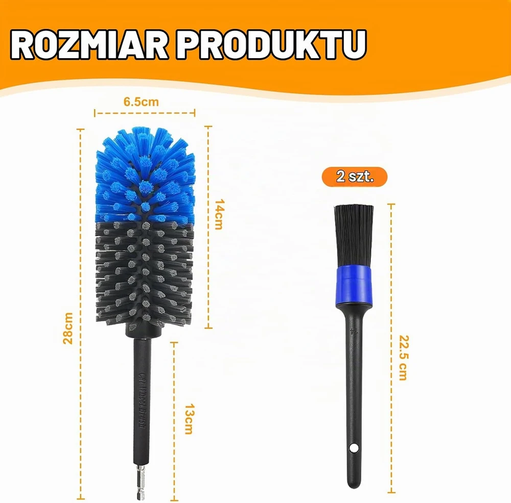 Starward ratlankių valymo šepetys akumuliatoriniam suktuvui, 28 cm, LS01
