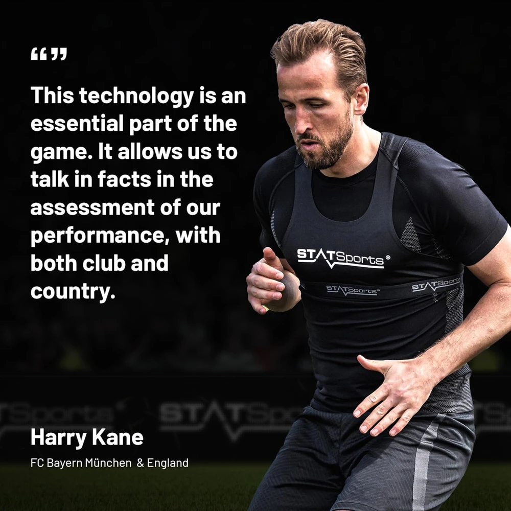 STATSports sportinė GPS liemenė futbolui su sekimo įrenginiu, Bluetooth, dydis L, APEX Athlete Series