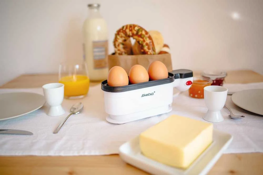 Steba kiaušinių virimo aparatas su nelimpančia danga, 3 kiaušiniams, 350 W, EK 4