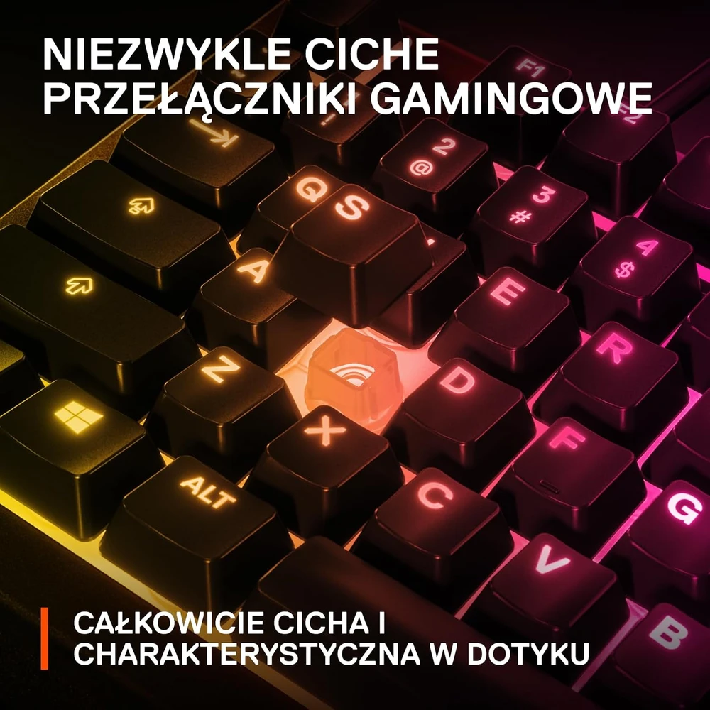 Žaidimų klaviatūra SteelSeries Apex 3 TKL, US kalba, Juodos spalvos
