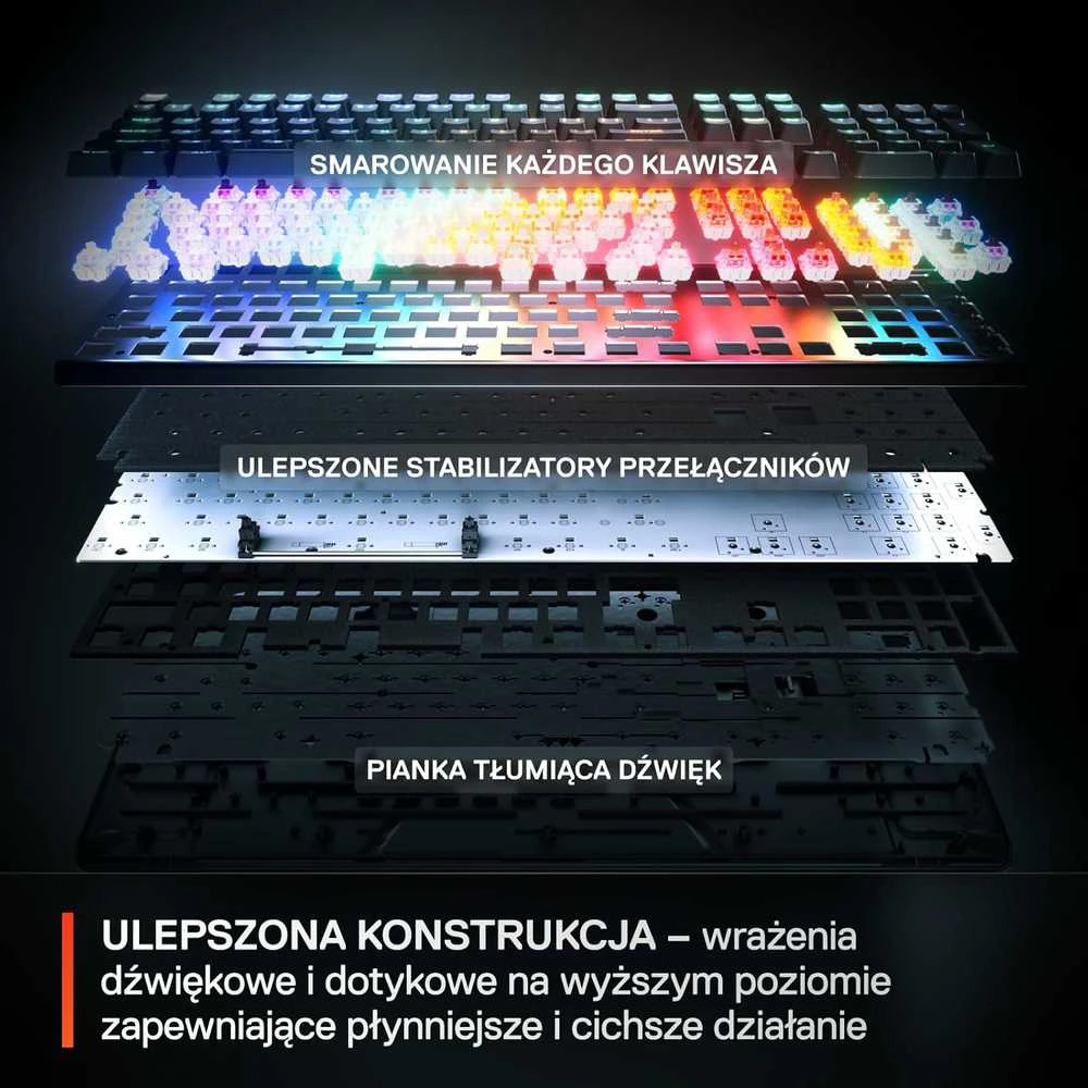 SteelSeries | Klaviatūra žaidimams | Apex Pro Gen 3 | su laidu | US išdėstymas | Juodas | USB-C | OmniPoint 3.0 Adjustable HyperMagnetic Switches