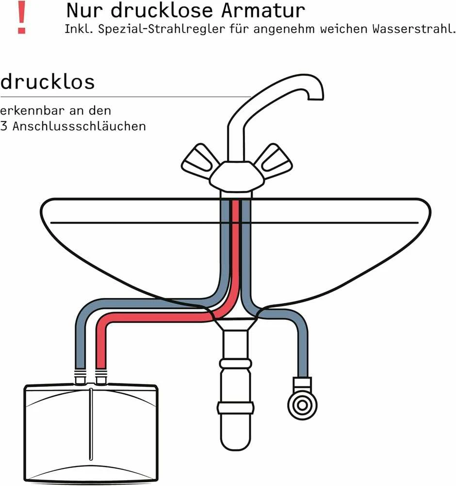 Stiebel Eltron mini elektrinis vandens šildytuvas, 3,5 kW, 230 V, su maišytuvu MAE-W, DNM 3,205970