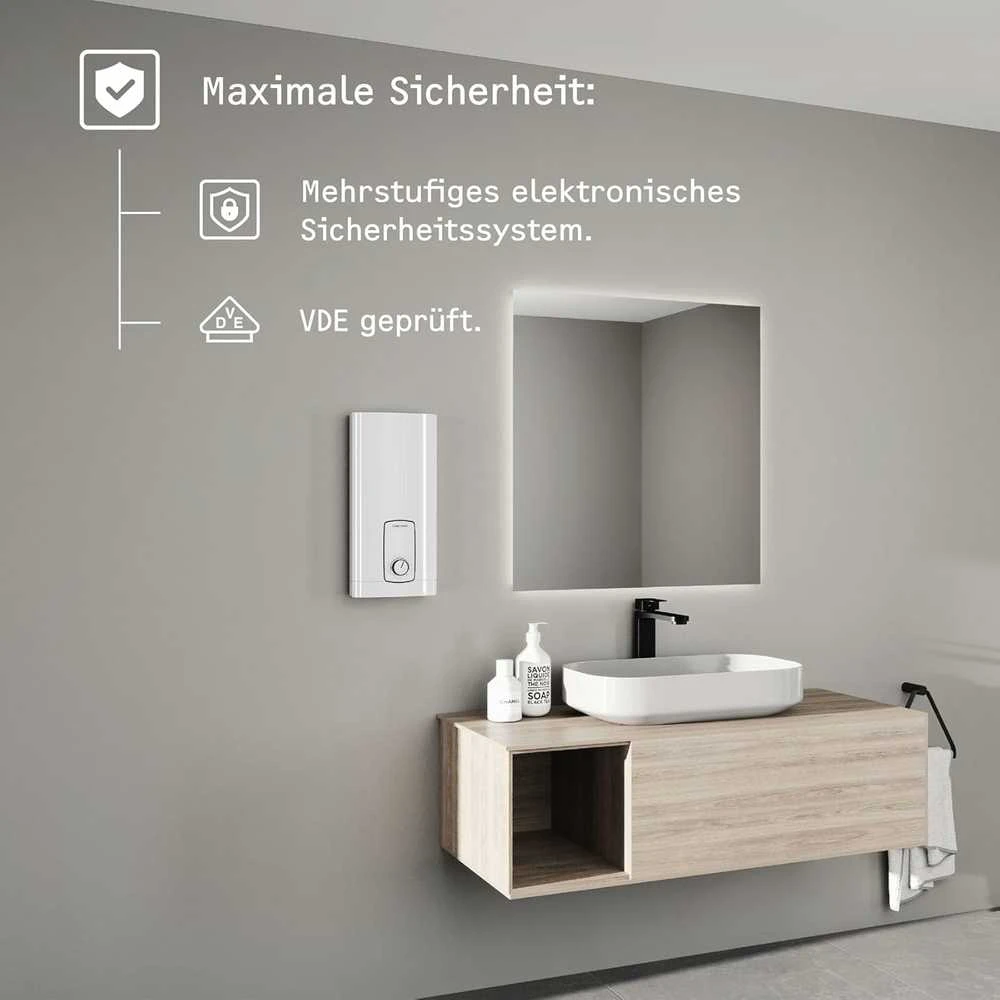 Stiebel Eltron vandens šildytuvas, elektrinis, 24 kW, 10,7 l/min, baltas, 204202